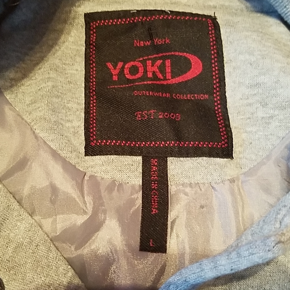New York Yoki Letterman's Jacket - Like New - Size Large - Picture 3 of 6
